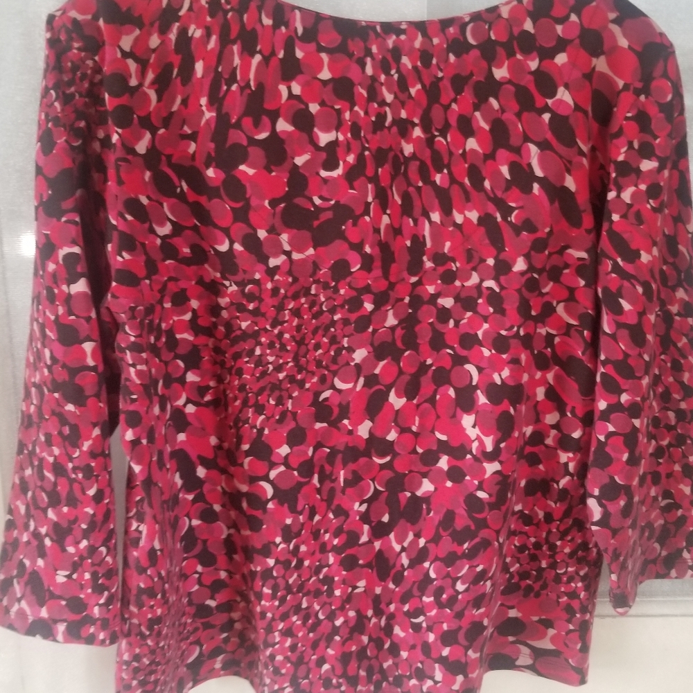 3/4 sleeve top by Ruby Rd - Picture 2 of 2